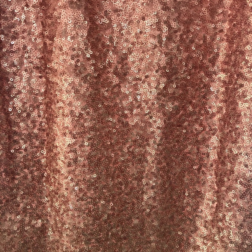 NWT Vince Camuto Blush Peach Sequin Midi Dress - Picture 11 of 11